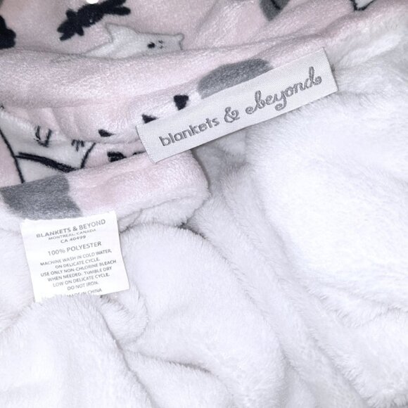 2017 Blankets & Beyond Bear Teepee Arrow Pink Security Lovey Blanket 29" X 26" - Picture 5 of 5